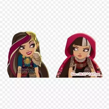 Сериз Худ и Рамона Бэдвольф Красная Шапочка Сериз Ху Термонаклейки для одежды Аппликации Наклейки на одежду Термочувствительная Индивидуальная Нашивка