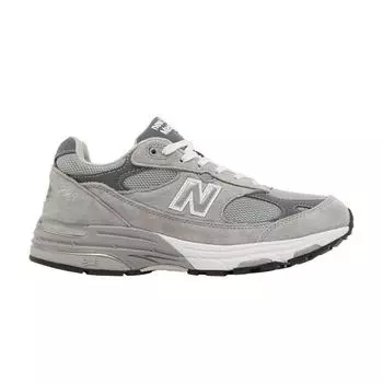 Серо-белые кроссовки унисекс New Balance 993 Made in USA MR993GL