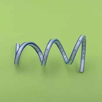 Серпантиновая линейка 40/50/60 см, мягкая линейка для изготовления тарелок, маркировка кривой 40cm