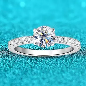 Сертифицированное кольцо с муассанитом 0,8 карата для женщин, трендовое сверкающее кольцо с имитацией бриллианта, оригинальные ювелирные изделия из стерлингового серебра 925 пробы 5.5