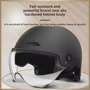 Сертифицированные 3C дышащие шлемы для мужчин и женщин: Всесезонные, морозостойкие шлемы для электромобилей и мотоциклов Tea Short Visor