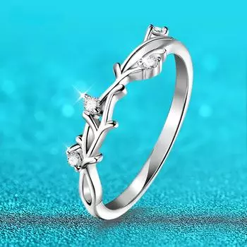 Сертифицированные кольца с муассанитом 1,5 мм для женщин, сочетающиеся с бриллиантами, обручальное кольцо, ювелирные изделия из 100% стерлингового серебра 925 пробы, оптовая продажа GRA 5.5&US size