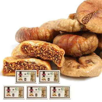 сертифицированных сушеных халяльных 1 кг x 5, изготовленных в ограниченном количестве из цельного зерна, без оптовой закупки [Набор 5] [Mama Bread] инжир, белый, (5кг), Турция, высокогорная