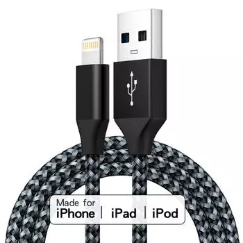 Сертифицированный 3PCS 1PC10FT USB A к Lightning кабель для iPhone 14 13 12 X XR кабель для быстрой зарядки зарядное устройство дата-провод шнур 1m