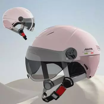 Сертифицированный летний шлем для езды на мотоцикле 3C: Универсальная безопасность и защита от солнца для мужчин и женщин