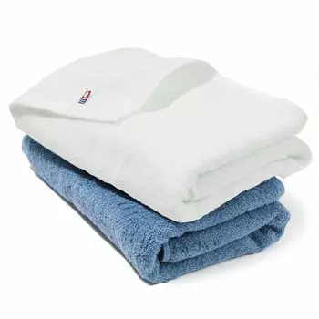 Сертифицированный набор банных полотенец Imabari Towel из 2 штук, средней толщины, Quick Room, 60 x 120 см, imabari Blue x [мягкий тип], высушивающий, впитывающий, высушивающий,