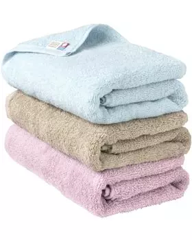 Сертифицированный набор из 3 мини-банных полотенец Bloom Imabari Towel с банным полотенцем 44 x Quick Made in Japan, 100 см, впитывающее, высушивающее, прочное, 100% хлопок,