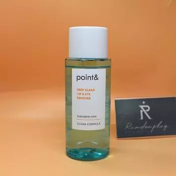 (Сертифицированный веганский/непигментированный) Point & Deep Clean Средство для снятия макияжа с губ и глаз 200 мл, 1 упаковка