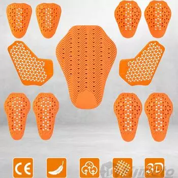 Сертификация CE Защита для мотоцикла Встроенные накладки на спину куртки мотоцикла Накладки на колени и локти для мотокросса Защитная экипировка для мотоциклистов