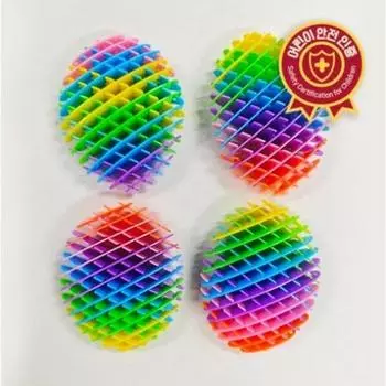 Сертификация детской безопасности Ruit Honeycomb Fidget Toy 4P 3 типа, популярные корейские головоломки