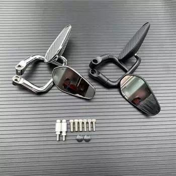 Сертификация E9 Мотоциклетное зеркало заднего вида Ретро-мотоциклы Мотоциклетные зеркала заднего вида Боковые зеркала Cafe Racer