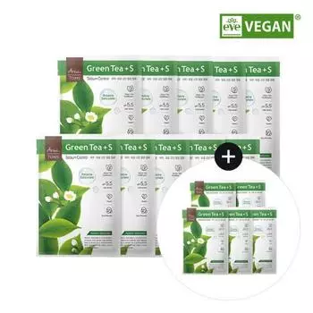 [Сертификация вегана] Arial Seven Days Mask Green Tea S 10 листов + 5 листов, специальная корейская маска в упаковке