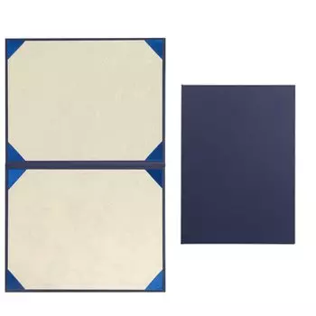 Сертификат наградной сертификат А4 2 как вертикальный так и без угла темно-синий сертификат сертификат сертификат для ресторана магазин 2023