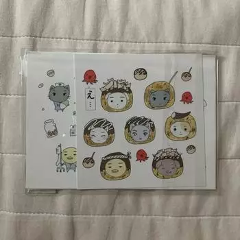 Сертификат наклейка Enhyphen Takoyaki