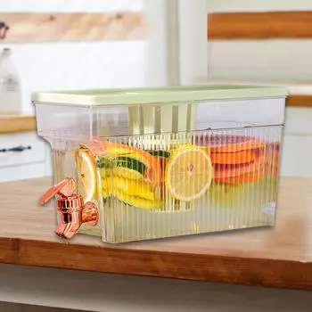 Сервер для охлажденных напитков с носиком для встреч на открытом воздухе Green gold faucet