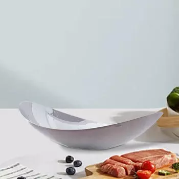 Сервировочная миска Овальная тарелка для смешивания закусок Лодочка в форме фруктового контейнера для конфет Центральная часть закуски