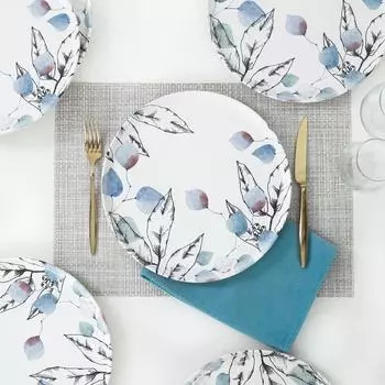Сервировочная тарелка Blue Spring Nordic, 28 см, 6 шт.