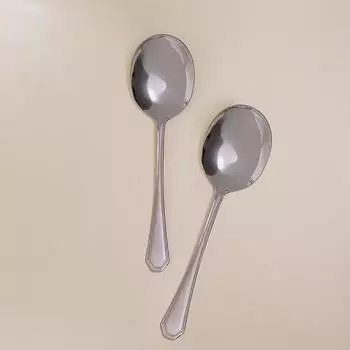 Сервировочные ложки из пенопласта, 2 шт., популярная корейская посуда.