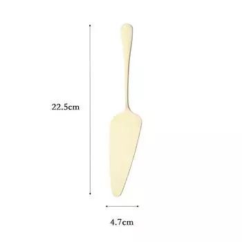 Сервировочный набор для шведского стола с золотым шампанским, столовая посуда из нержавеющей стали, столовые приборы, ложка для салата, вилка, лопатка для торта, сервисная ложка, набор столовых приборов 1pc cake shovel шампанского