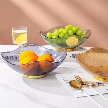 Сервировочный поднос, красивый, компактный, большой емкости, настольная миска в скандинавском стиле с орехами, чаша для конфет, бытовые принадлежности зелёный