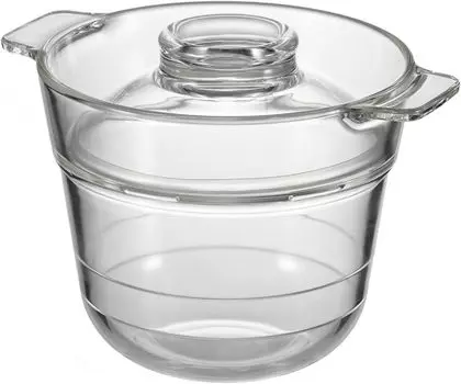 Сервировочный стакан HARIO Ichizenya Содержимое видно Легко готовить в микроволновке Готовится за 10 минут Домашняя еда на одного человека Прозрачный Подарок Отлично подходит в качестве подарка чистый