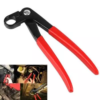 Сервисный инструмент Универсальный 220 мм автомобильный топливоподающий шланг плоскогубцы захваты автомобильные аксессуары встраиваемый фильтр для механиков / трубомонтажников алюминиевый сплав Red Black