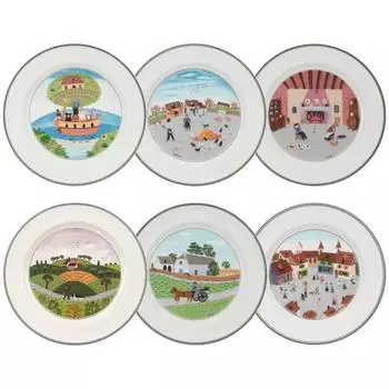 Сервиз тарелок Design Naif 6 штук Villeroy & Boch