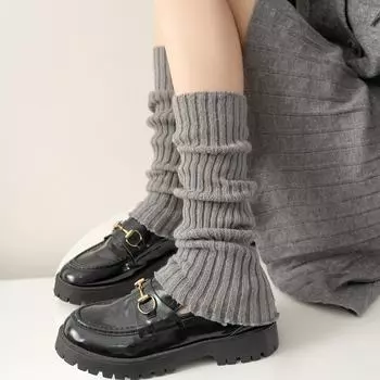 Серые длинные чулки Y2K для женщин — надежная посадка для красивых ног и стройных икр, осень/зима OPPO bag one size света кофе