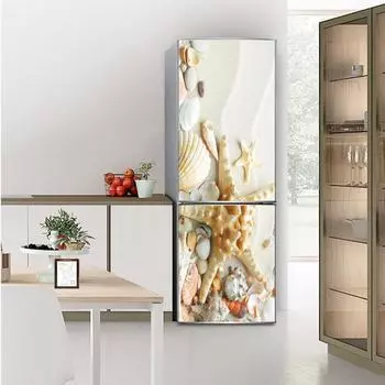 Серые крутые обои для холодильника, овечий череп, вино, самоклеящаяся виниловая наклейка, украшение для кухни, холодильника, наклейка на стену, шкаф 40x120cm(1 pcs)