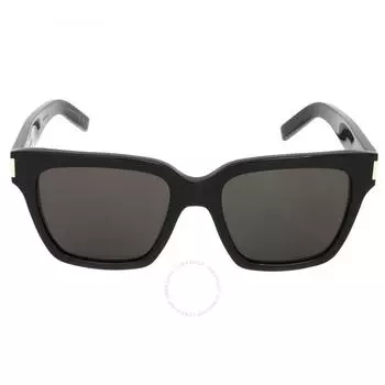 Серые квадратные солнцезащитные очки унисекс Saint Laurent SL 507 001 54