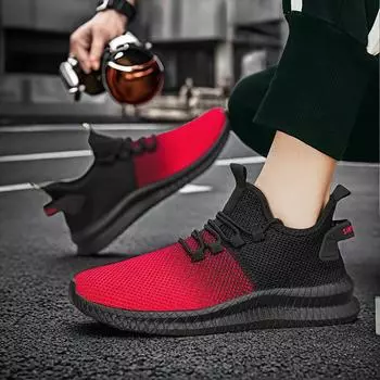 Серые мужские летние слипоны модные теннисные оригинальные мужские кроссовки люксовый бренд высококачественная мужская обувь летняя обувь для мужчин теннис 40 красный