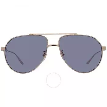 Серые солнцезащитные очки унисекс Gucci Pilot GG1311S 003 61