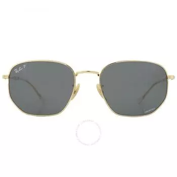 Серые солнцезащитные очки унисекс неправильной формы Ray Ban RB3707 001 O9 57