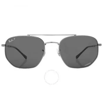 Серые солнцезащитные очки унисекс Ray Ban Chromance неправильной формы RB3707 004 K8 57