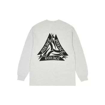 Серые топы унисекс с длинными рукавами Palace Tribal Tribal P25LS011 XL