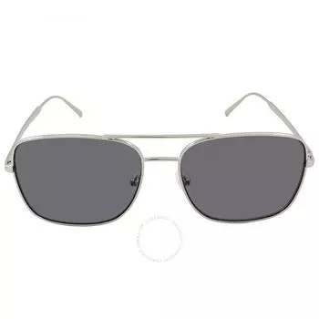 Серые женские солнцезащитные очки Calvin Klein Navigator CK19153S 045 58