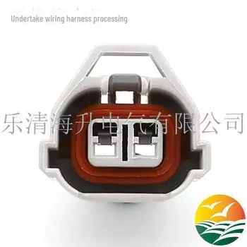 Серый 2-отверстийный 2-контактный разъем автомобильного топливного инжектора: 6189-0035 6189-0035 plastic shell серый