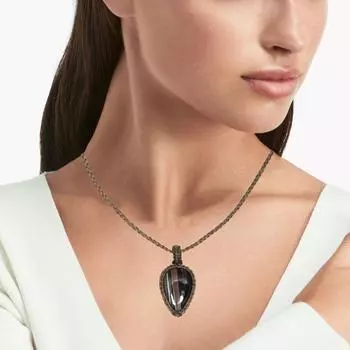 Серый Ботсванский агат драгоценный камень Holloween Gifted Jewelry Macrame Ожерелье 20-32 дюйма