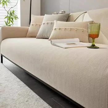 Серый диванный коврик из синели, универсальный противоскользящий пыленепроницаемый чехол для дивана Four Seasons, сплошной цвет, диванное полотенце, деревянная подвесная наволочка 70x70cm 1pcs