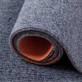 Серый грязеотталкивающий звукоизолирующий ковер для гостиной, офиса или спальни 60x90cm