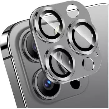 Серый металлический защитный чехол для объектива камеры для IPhone 15 Pro Max 14 Plus 13 14Pro IPhone12 Mini, защитный чехол из закаленного стекла iPhone 11 красный