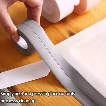 Серый Водонепроницаемый Наклейка На Стену, Кухонная Раковина Для Лица В Ленте Товары Для Дома Наклейки Клеи И Герметики Домашние Гаджеты