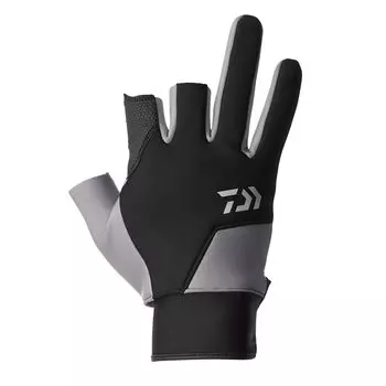 Серый XL [Daiwa] Одежда/Перчатки DG-7524W серый