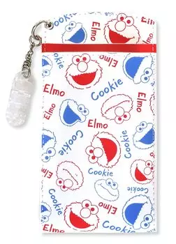 Sesame Street Breast Pocket Pen Case Elmo Cookie Red Blue & & [ST-ZSS0003]