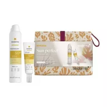 Sesderma Repaskin Silky Touch SPF50 50 мл + Repaskin Прозрачный спрей SPF50 200 мл