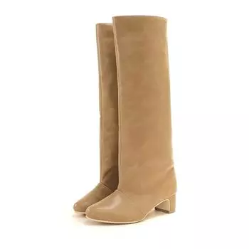 [Sest] сапоги с широким голенищем и средним каблуком 3L бежевые dkb5500-BG-3L