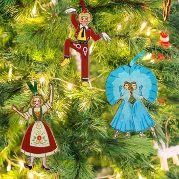 Сестра Рождественские Украшения Рождественская Елка Акриловый Подвесной Праздничный Домашний Декор для Рождественского Декора Гостиной A