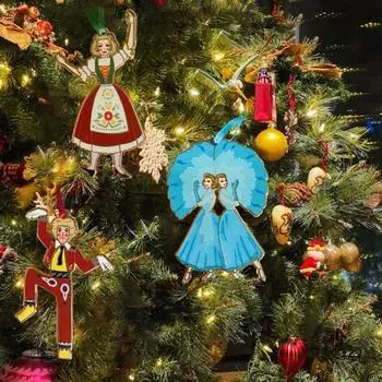 Сестра Рождественские Украшения Рождественская Елка Акриловый Подвесной Праздничный Домашний Декор Для Рождественской Жизни B