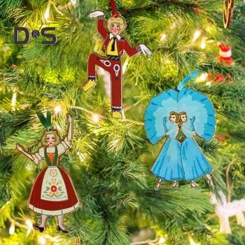 Сестра Рождественские Украшения Рождественская Елка Акриловый Подвесной Праздничный Домашний Декор для Рождественского Декора Гостиной A