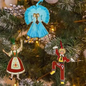 Сестра Рождественские Украшения Рождественская Елка Акриловый Подвесной Праздничный Домашний Декор для Рождественского Декора Гостиной A